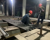 垂直水冷壁管片（8m）|φ32×8mm，截距62.5mm，5連根，總長8m|15CrMoG